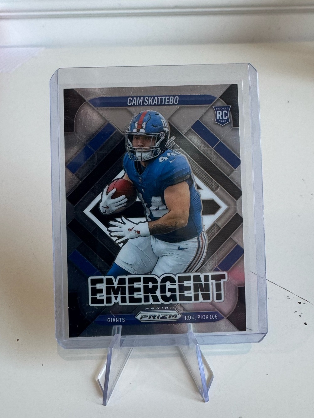 🔥 2025 Cam Skattebo Panini Prizm Emergent Rookie Card. New York Giants